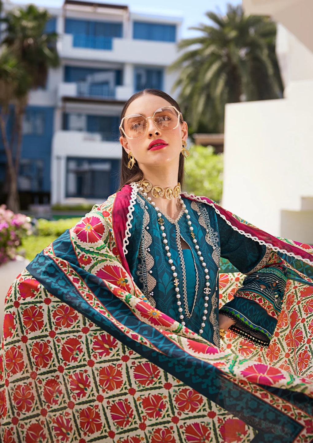 Elaf Premium | Prints Collection 2024 | EOP-07A FAUNA by Designer Elaf Premium - House of Maryam - Pakistani Designer Ethnic Wear in {{ shop.shopifyCountryName }}