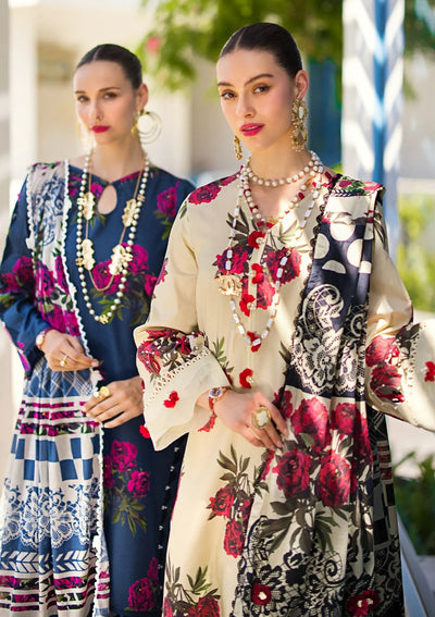 Elaf Premium | Prints Collection 2024 | EOP-03A SWAN -  Elaf Premium Formal - Original Designer Dress - House of Maryam