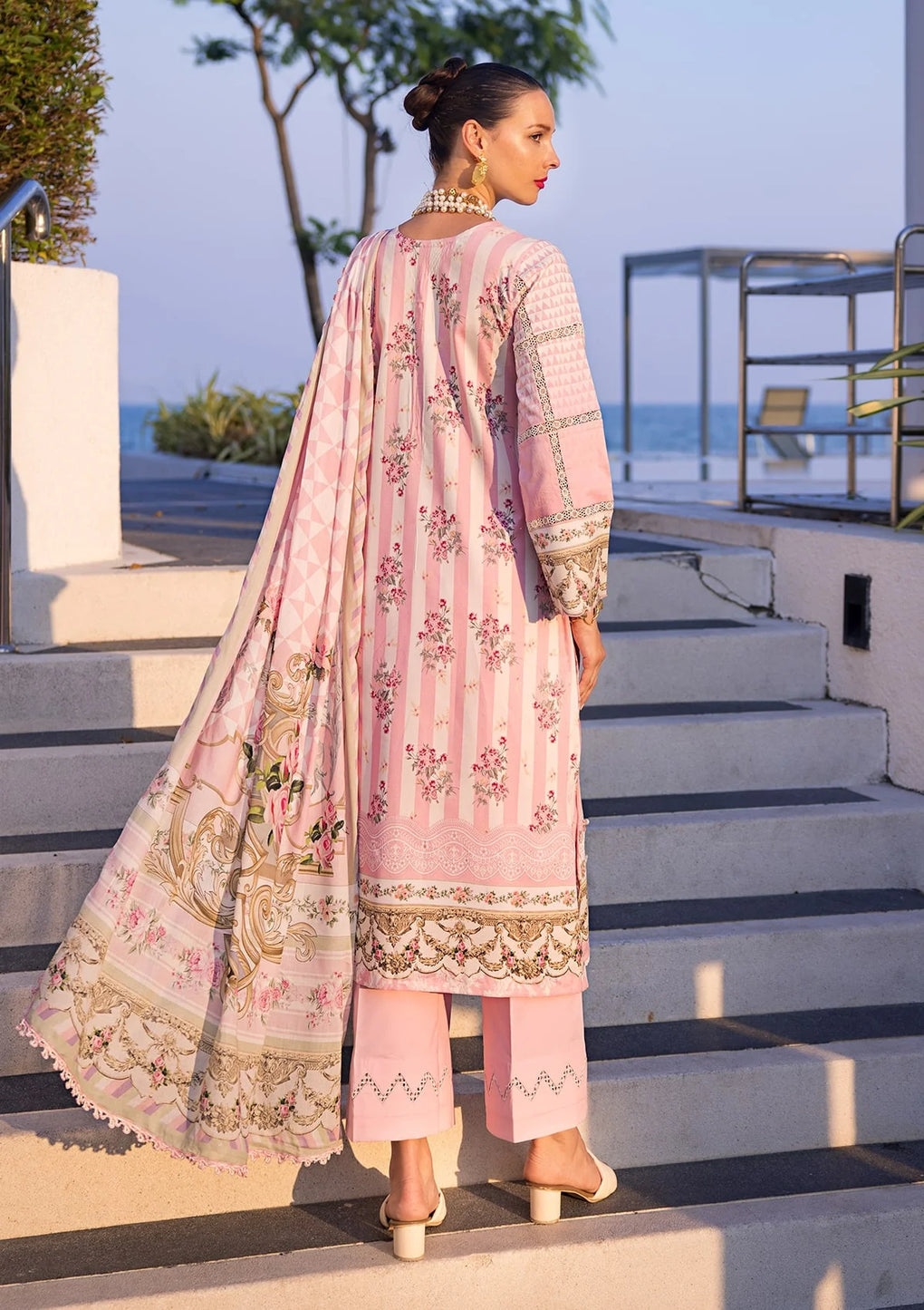 Elaf Premium | Prints Collection 2024 | EOP-04A THAI BLOOM by Designer Elaf Premium - House of Maryam - Pakistani Designer Ethnic Wear in {{ shop.shopifyCountryName }}