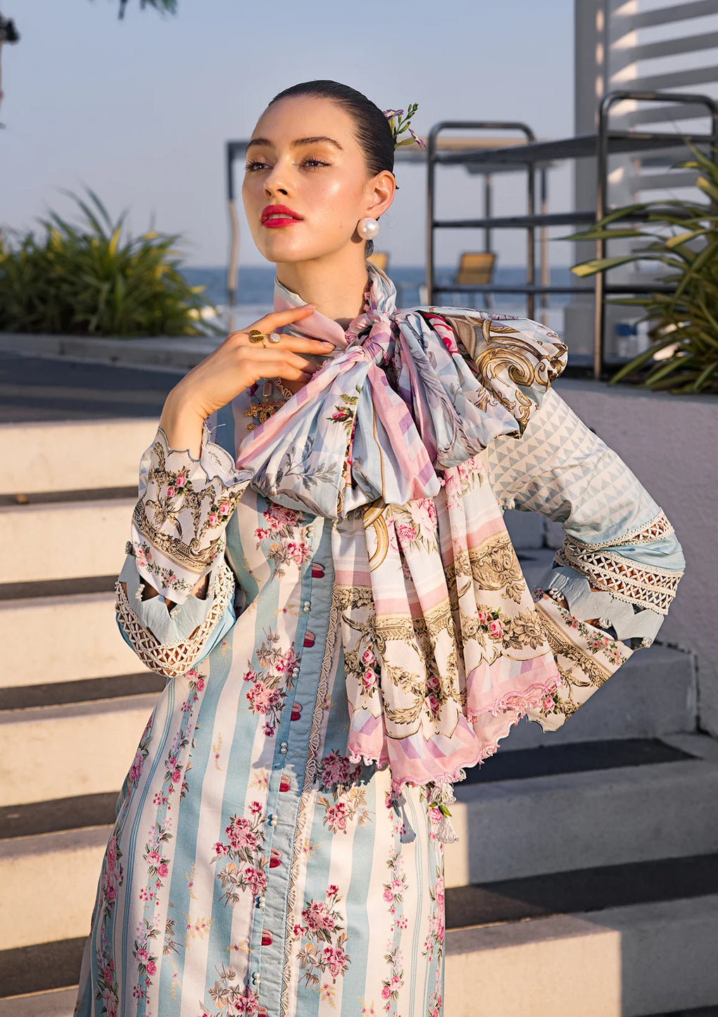 Elaf Premium | Prints Collection 2024 | EOP-04B MARLENE -  Elaf Premium Formal - Original Designer Dress - House of Maryam