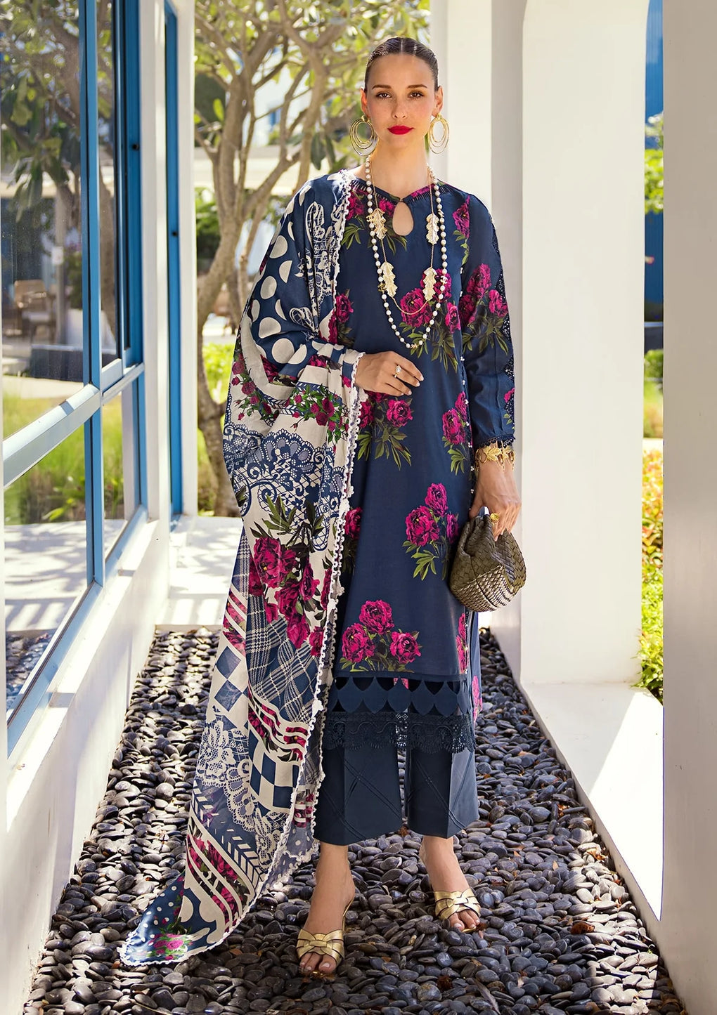 Elaf Premium | Prints Collection 2024 | EOP-03B PATTAYA POISE -  Elaf Premium Formal - Original Designer Dress - House of Maryam