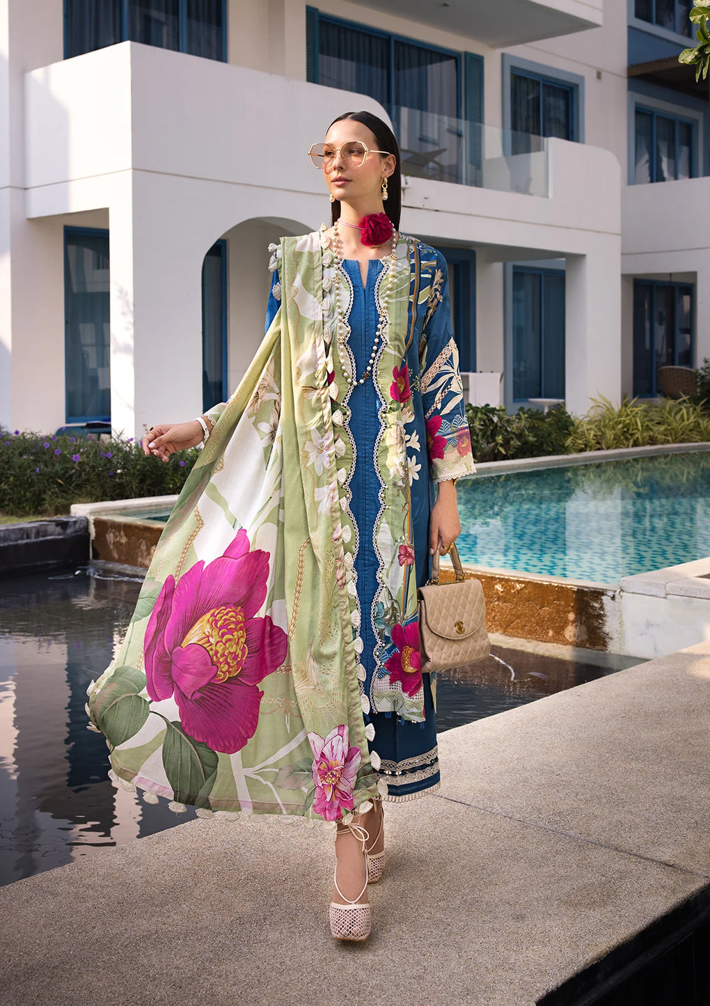 Elaf Premium | Prints Collection 2024 | EOP-08B WHIMSY TOSCANA by Designer Elaf Premium - House of Maryam - Pakistani Designer Ethnic Wear in {{ shop.shopifyCountryName }}