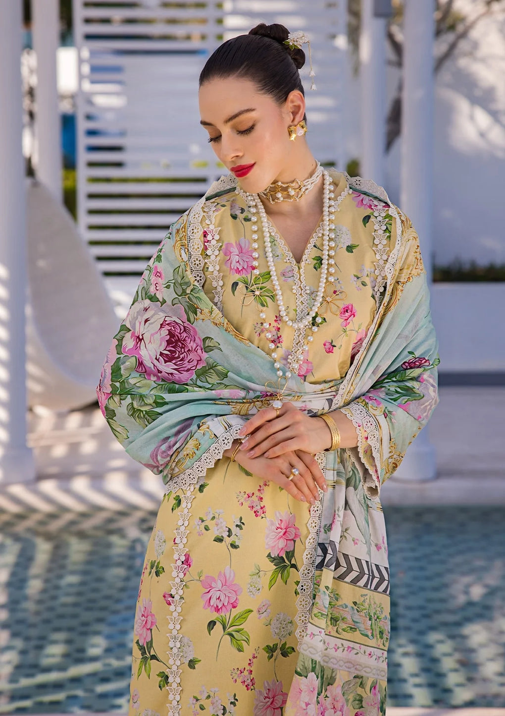Elaf Premium | Prints Collection 2024 | EOP-02B HUAHIN CHIC -  Elaf Premium Formal - Original Designer Dress - House of Maryam