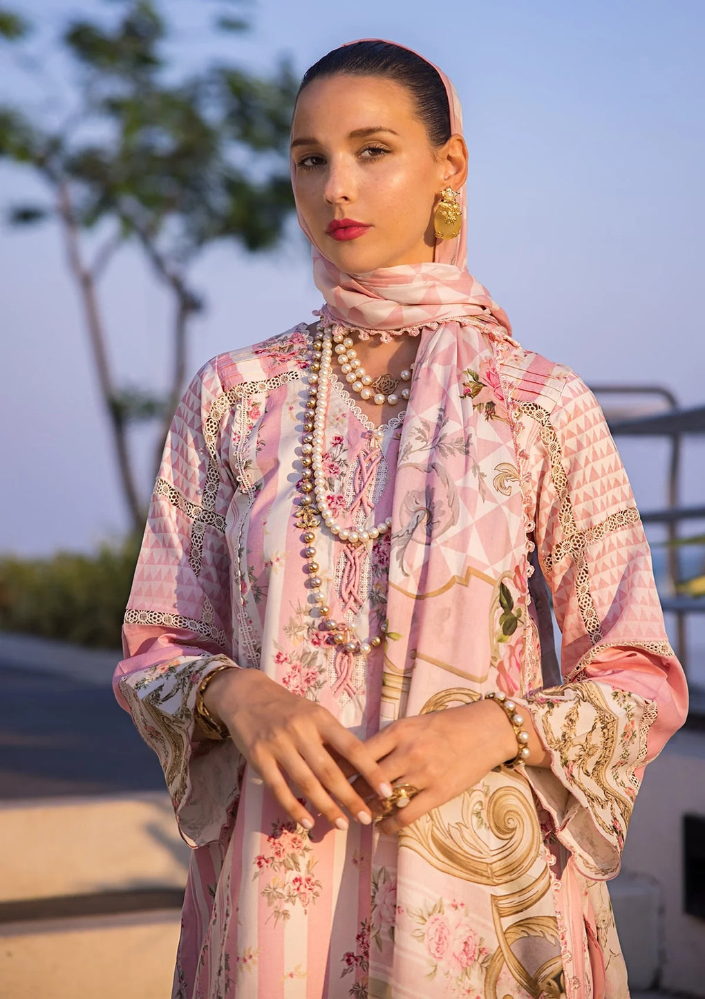 Elaf Premium | Prints Collection 2024 | EOP-04A THAI BLOOM -  Elaf Premium Formal - Original Designer Dress - House of Maryam