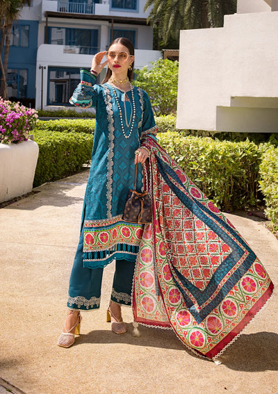 Elaf Premium | Prints Collection 2024 | EOP-07A FAUNA -  Elaf Premium Formal - Original Designer Dress - House of Maryam