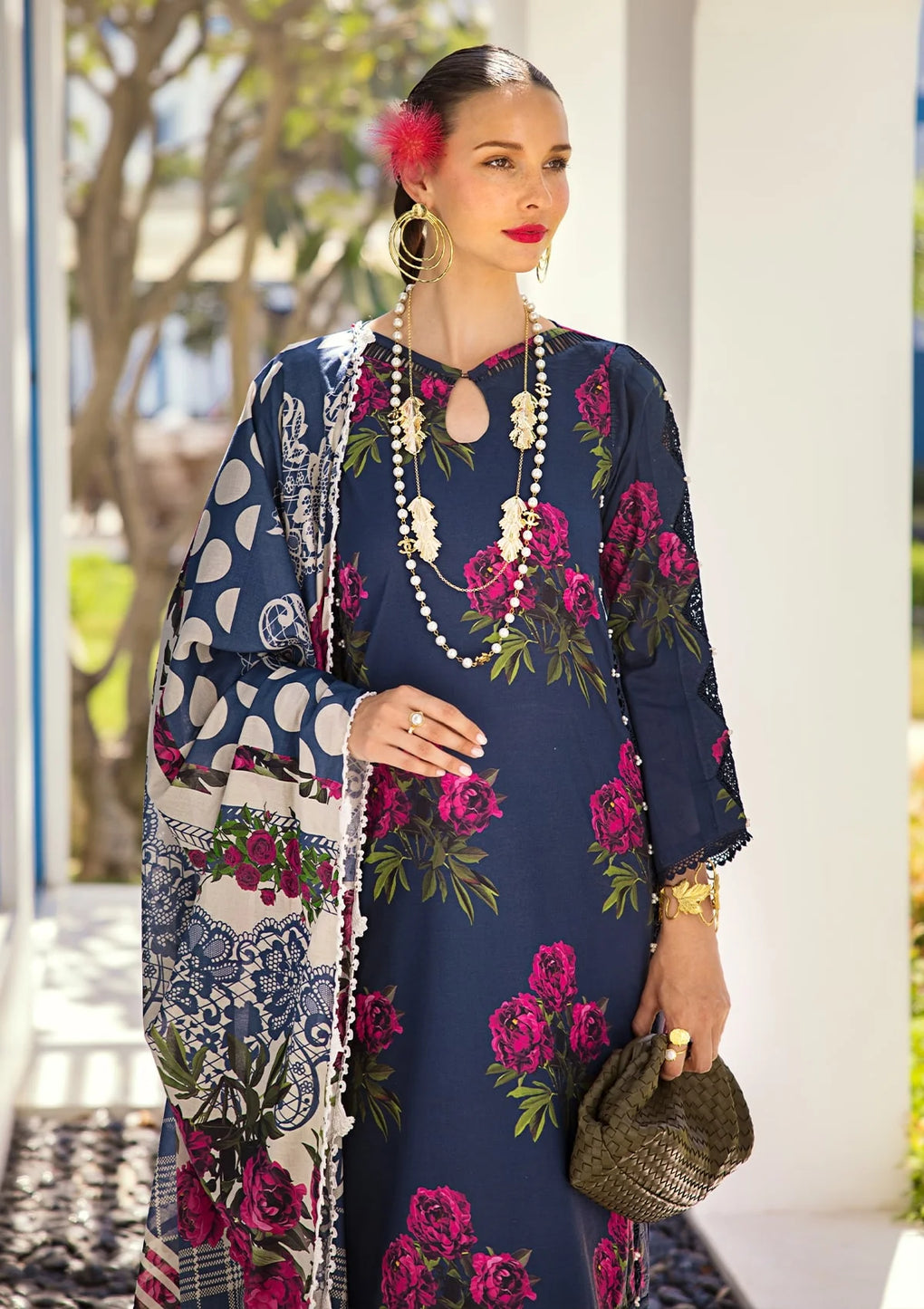 Elaf Premium | Prints Collection 2024 | EOP-03B PATTAYA POISE -  Elaf Premium Formal - Original Designer Dress - House of Maryam