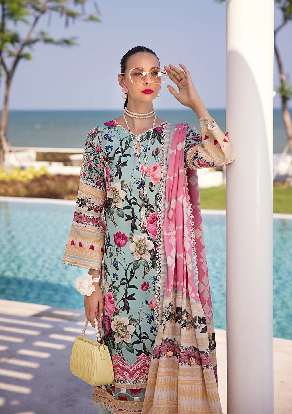 Elaf Premium | Prints Collection 2024 | EOP-06B FREYA -  Elaf Premium Formal - Original Designer Dress - House of Maryam
