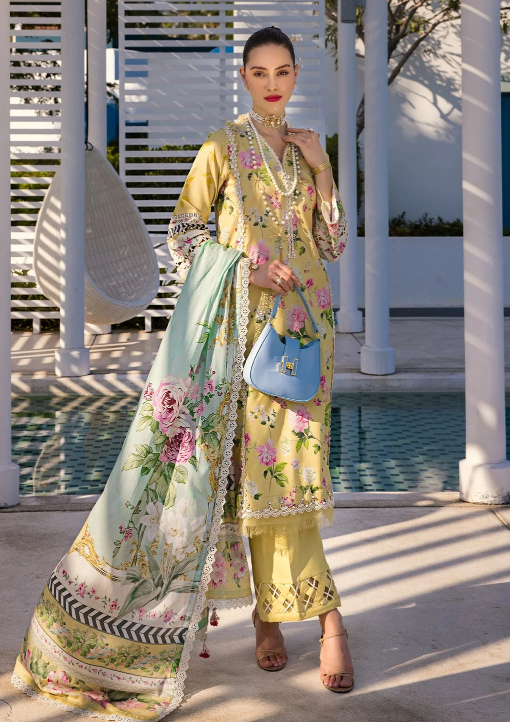 Elaf Premium | Prints Collection 2024 | EOP-02B HUAHIN CHIC -  Elaf Premium Formal - Original Designer Dress - House of Maryam