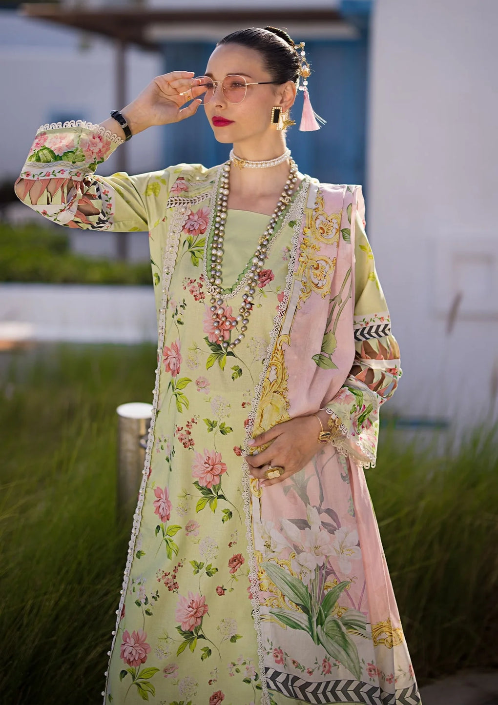 Elaf Premium | Prints Collection 2024 | EOP-02A CHELSEA -  Elaf Premium Formal - Original Designer Dress - House of Maryam