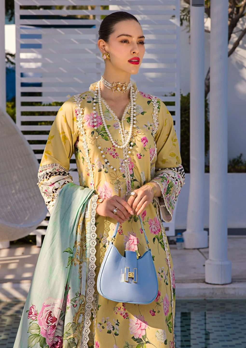 Elaf Premium | Prints Collection 2024 | EOP-02B HUAHIN CHIC -  Elaf Premium Formal - Original Designer Dress - House of Maryam