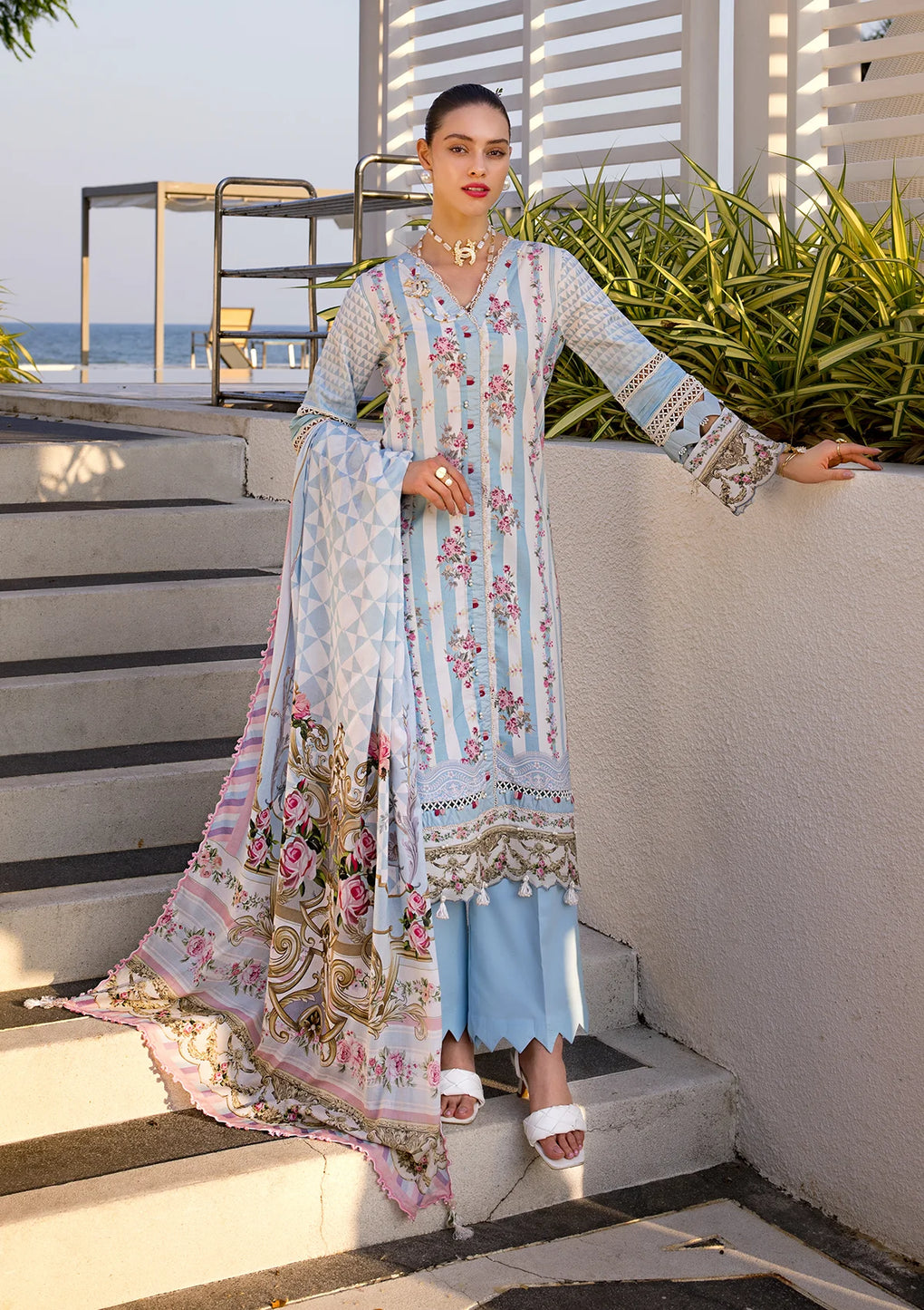 Elaf Premium | Prints Collection 2024 | EOP-04B MARLENE -  Elaf Premium Formal - Original Designer Dress - House of Maryam