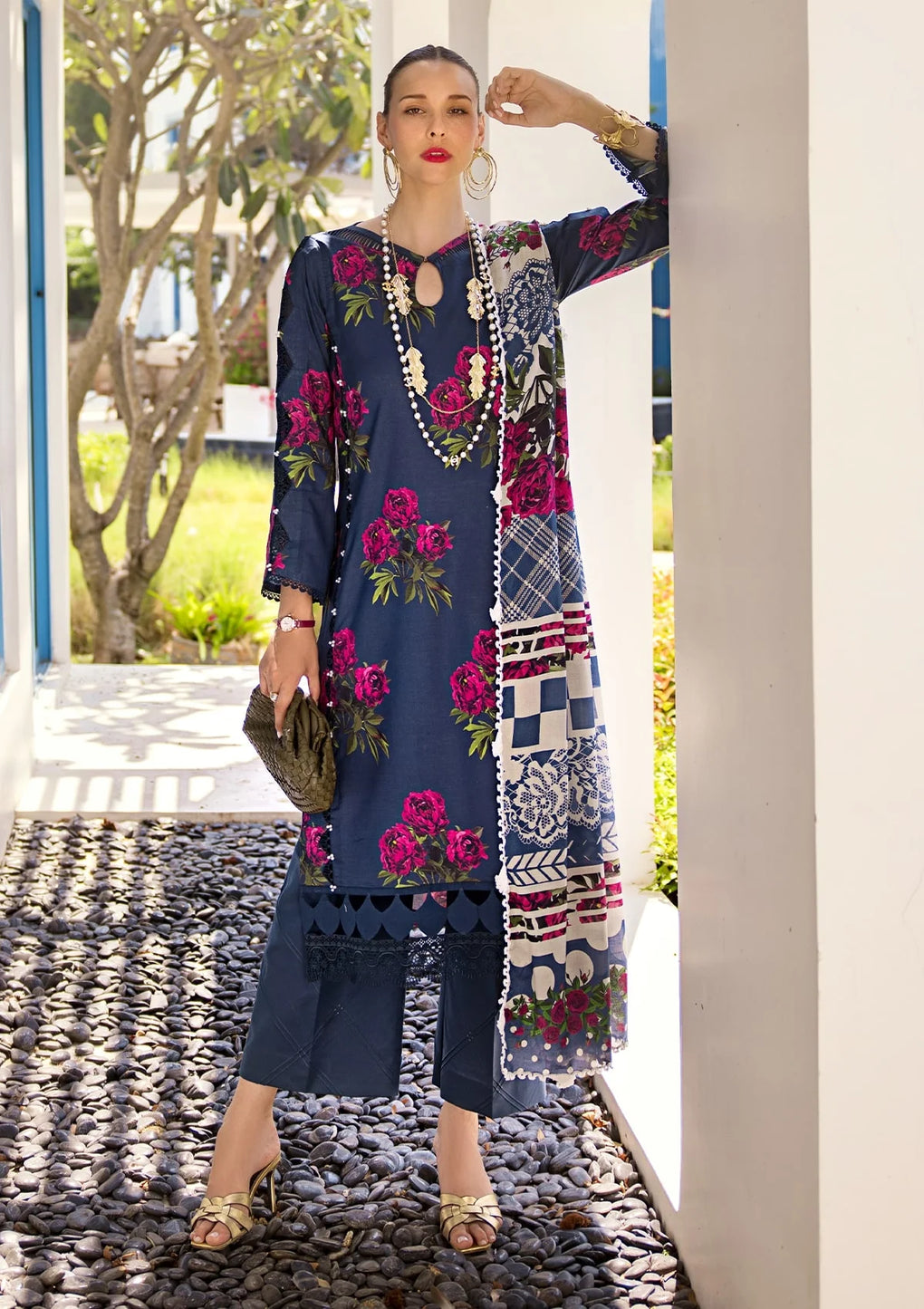 Elaf Premium | Prints Collection 2024 | EOP-03B PATTAYA POISE -  Elaf Premium Formal - Original Designer Dress - House of Maryam
