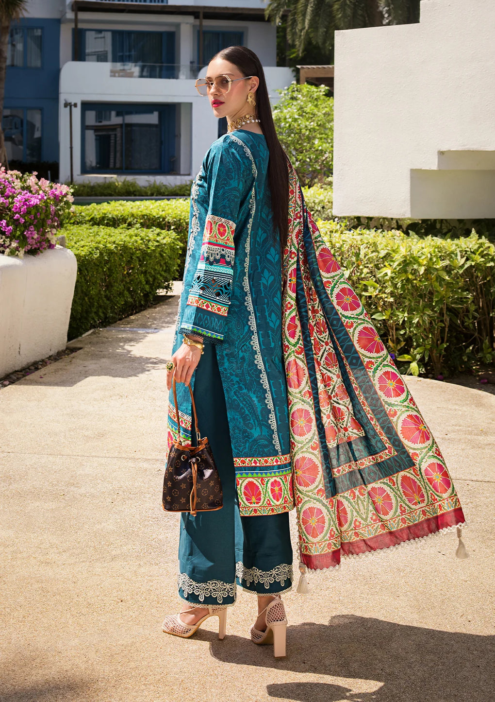 Elaf Premium | Prints Collection 2024 | EOP-07A FAUNA -  Elaf Premium Formal - Original Designer Dress - House of Maryam