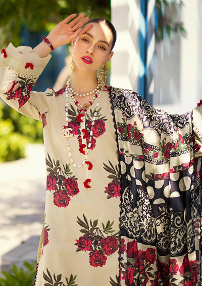 Elaf Premium | Prints Collection 2024 | EOP-03A SWAN -  Elaf Premium Formal - Original Designer Dress - House of Maryam