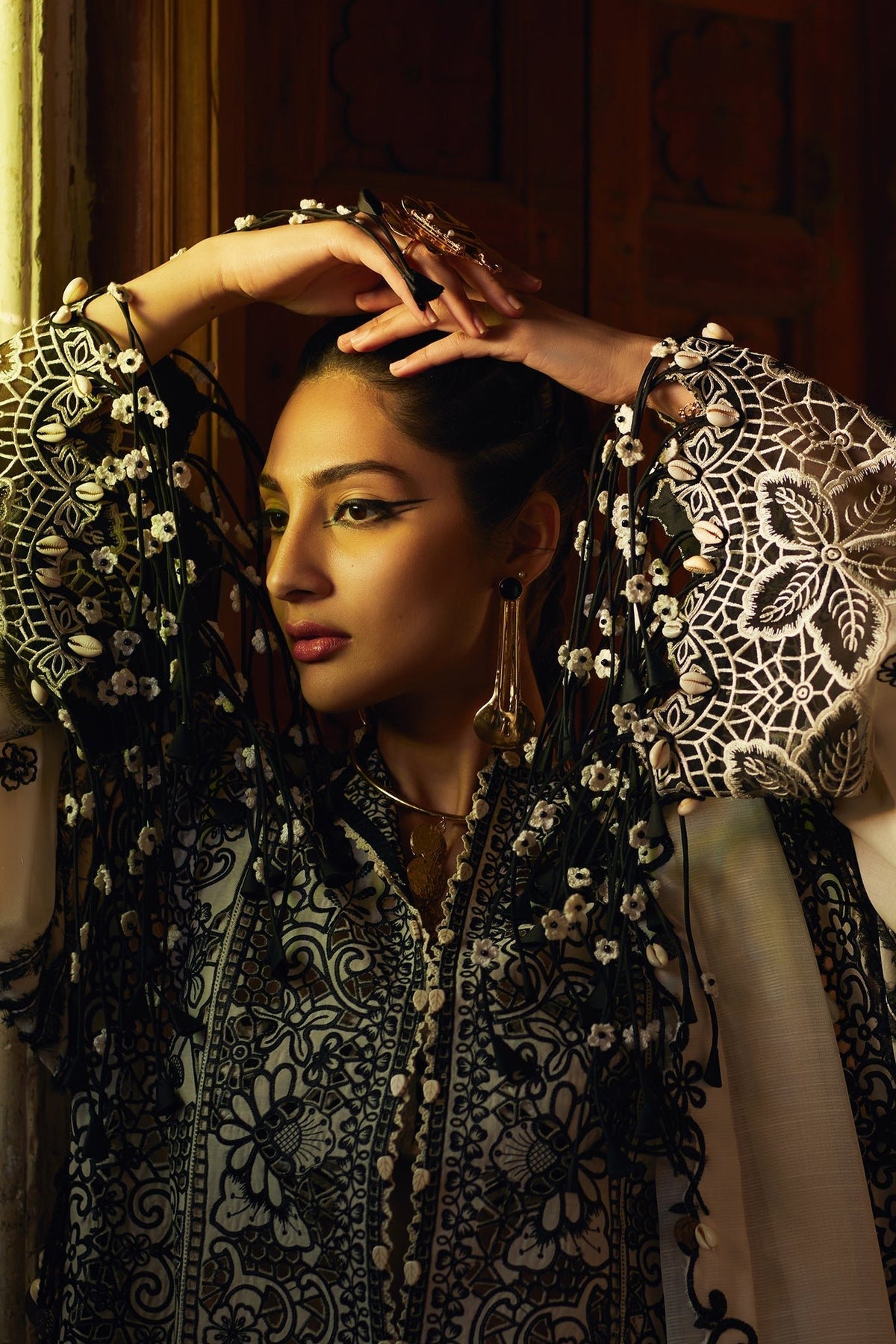 Elan | Luxury Lawn 25 | ISLA (EL25-02 B)-Brand:Elan-Type:Ladies Clothes-White-Lawn-House of Maryam- Buy in UK, USA