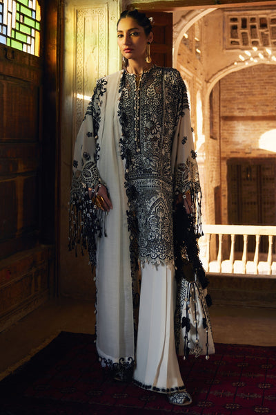 Elan | Luxury Lawn 25 | ISLA (EL25-02 B)-Brand:Elan-Type:Ladies Clothes-White-Lawn-House of Maryam- Buy in UK, USA