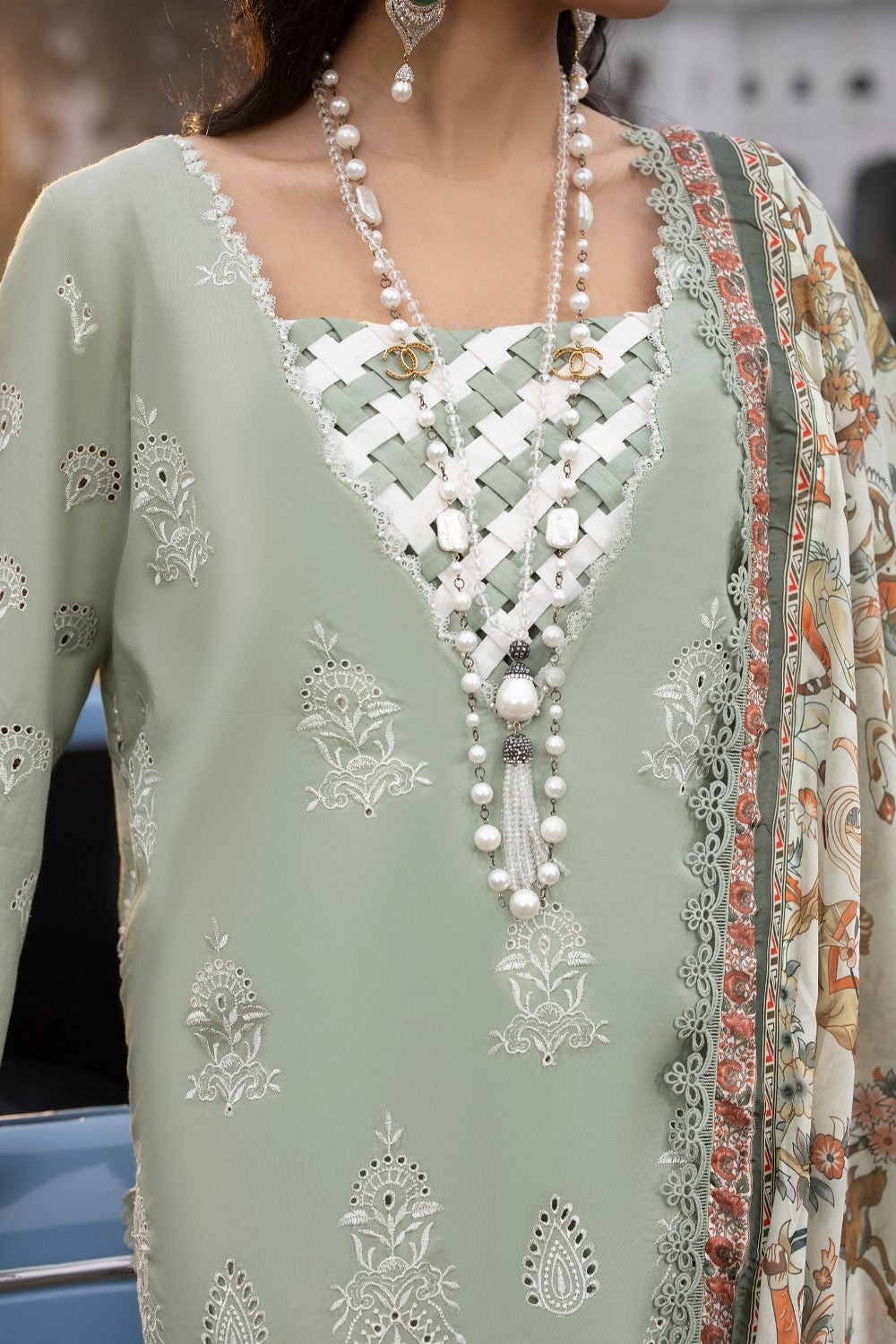 Ittehad | Embroidered Lawn | I-16 by Ittehad - House of Maryam