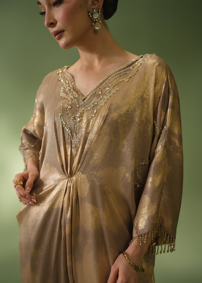 Jeem | Celestial Luxe Formals | ELIA BEIGE KAFTAN, image 6