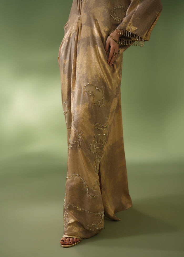 Jeem | Celestial Luxe Formals | ELIA BEIGE KAFTAN, image 5