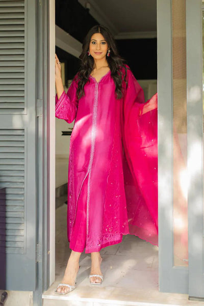Jeem | Luxury Pret | ELSA PINK -  Jeem Luxury - Original Designer Dress - House of Maryam