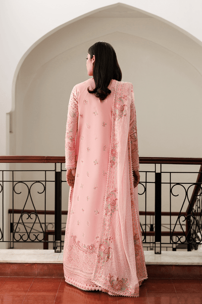 Emaan Adeel | Mirabelle Festive Luxury Lawn | FIONA-Brand:Emaan Adeel-Type:Ladies Clothes-Pink-Lawn-House of Maryam- Buy in UK, USA
