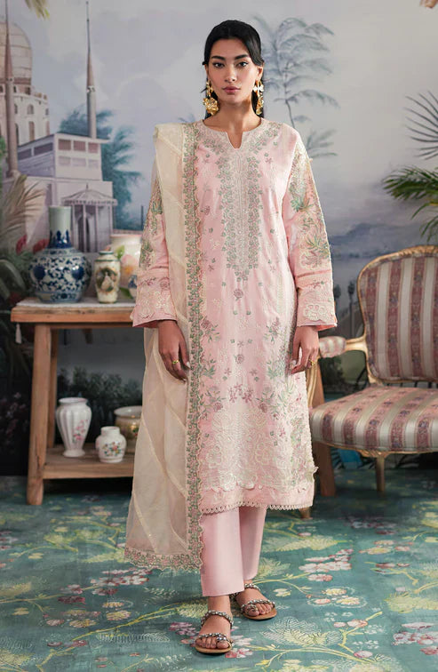 Emaan Adeel | Ayra Luxury Lawn 24 | AR-01 -  Emaan Adeel Luxury - Original Designer Dress - House of Maryam