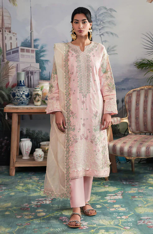 Emaan Adeel | Ayra Luxury Lawn 24 | AR-01 -  Emaan Adeel Luxury - Original Designer Dress - House of Maryam