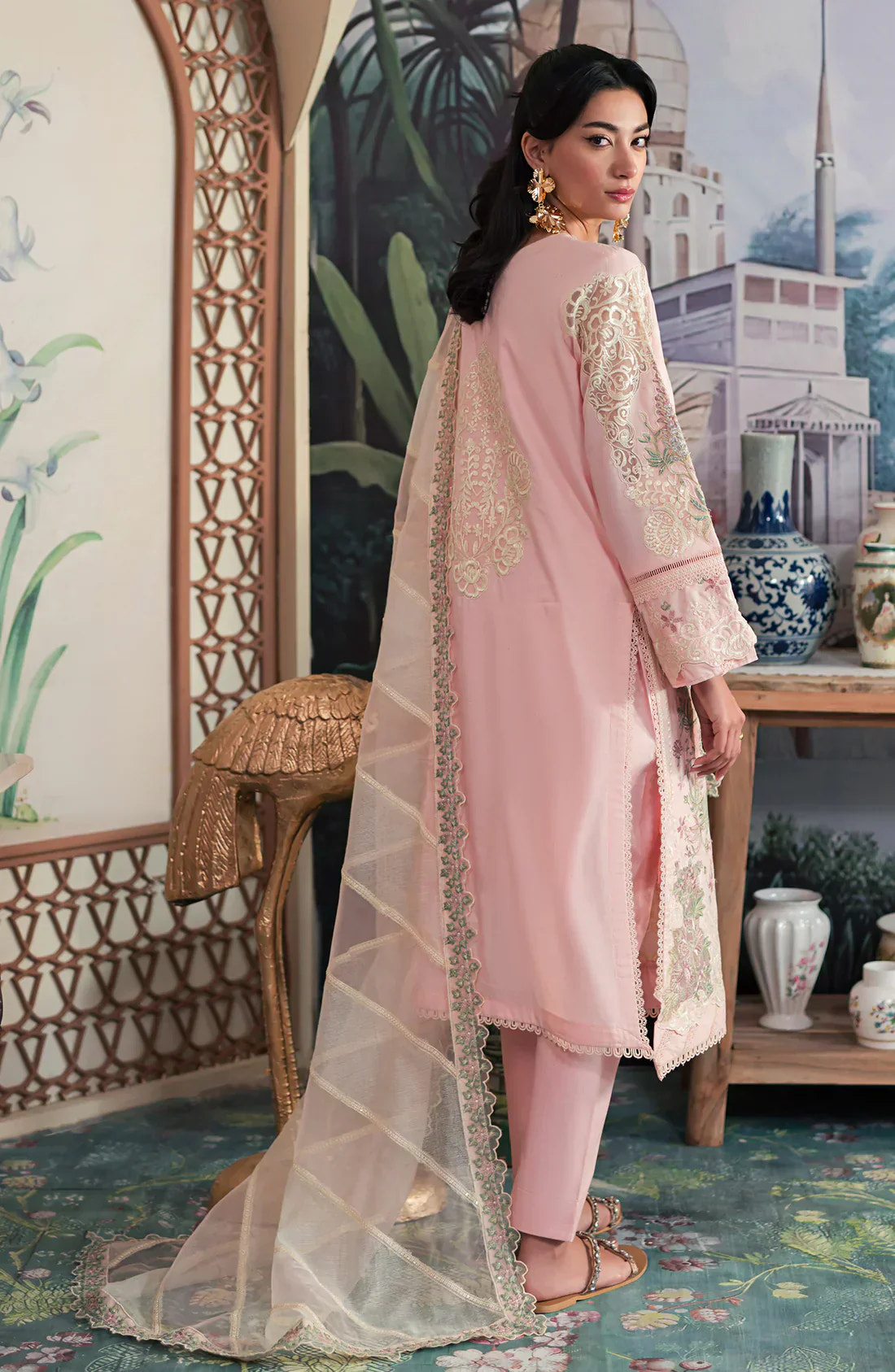 Emaan Adeel | Ayra Luxury Lawn 24 | AR-01 -  Emaan Adeel Luxury - Original Designer Dress - House of Maryam