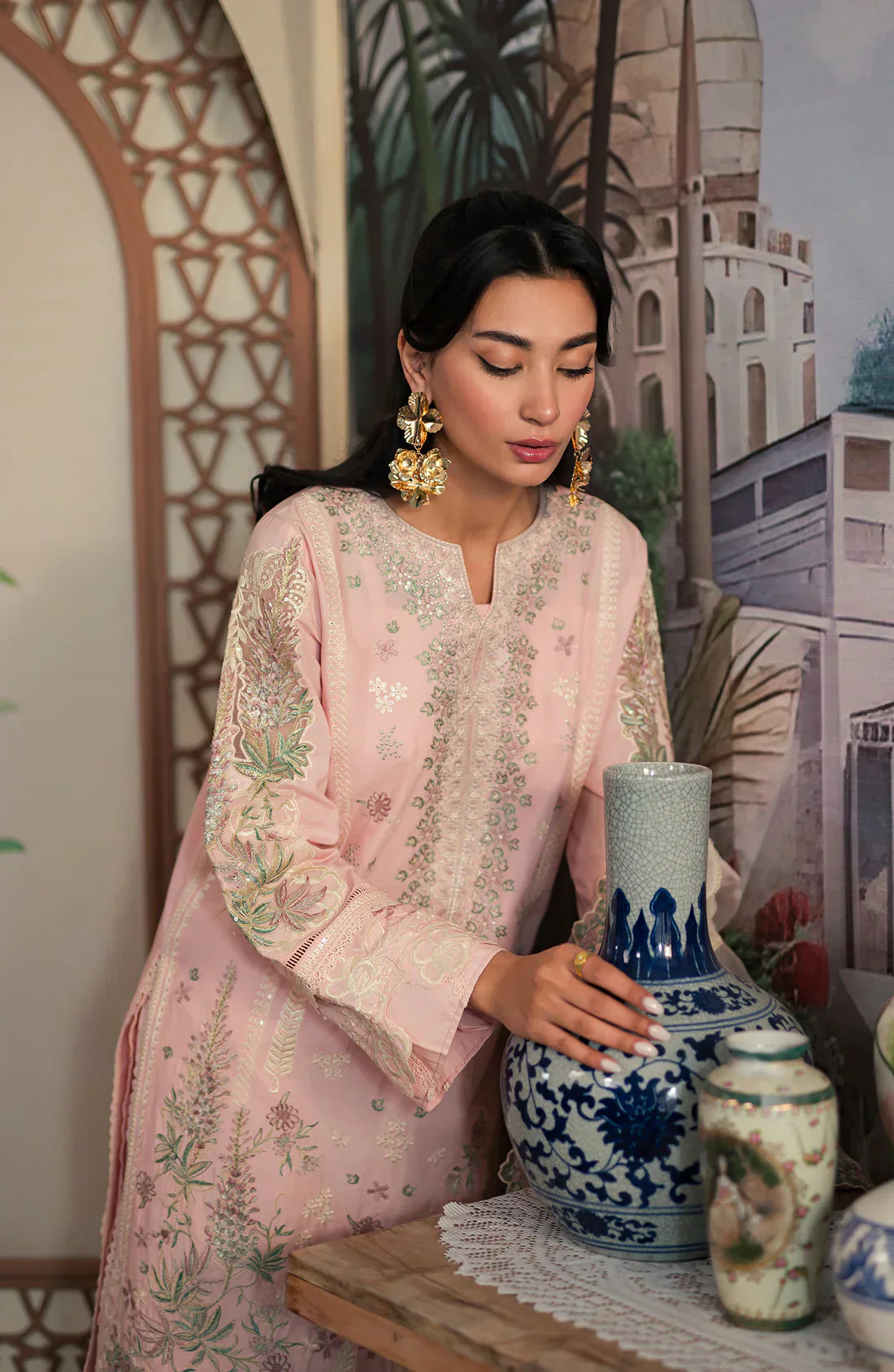 Emaan Adeel | Ayra Luxury Lawn 24 | AR-01 -  Emaan Adeel Luxury - Original Designer Dress - House of Maryam