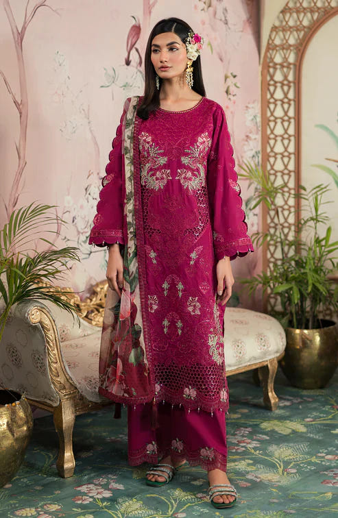 Emaan Adeel | Ayra Luxury Lawn 24 | AR-04 -  Emaan Adeel Luxury - Original Designer Dress - House of Maryam
