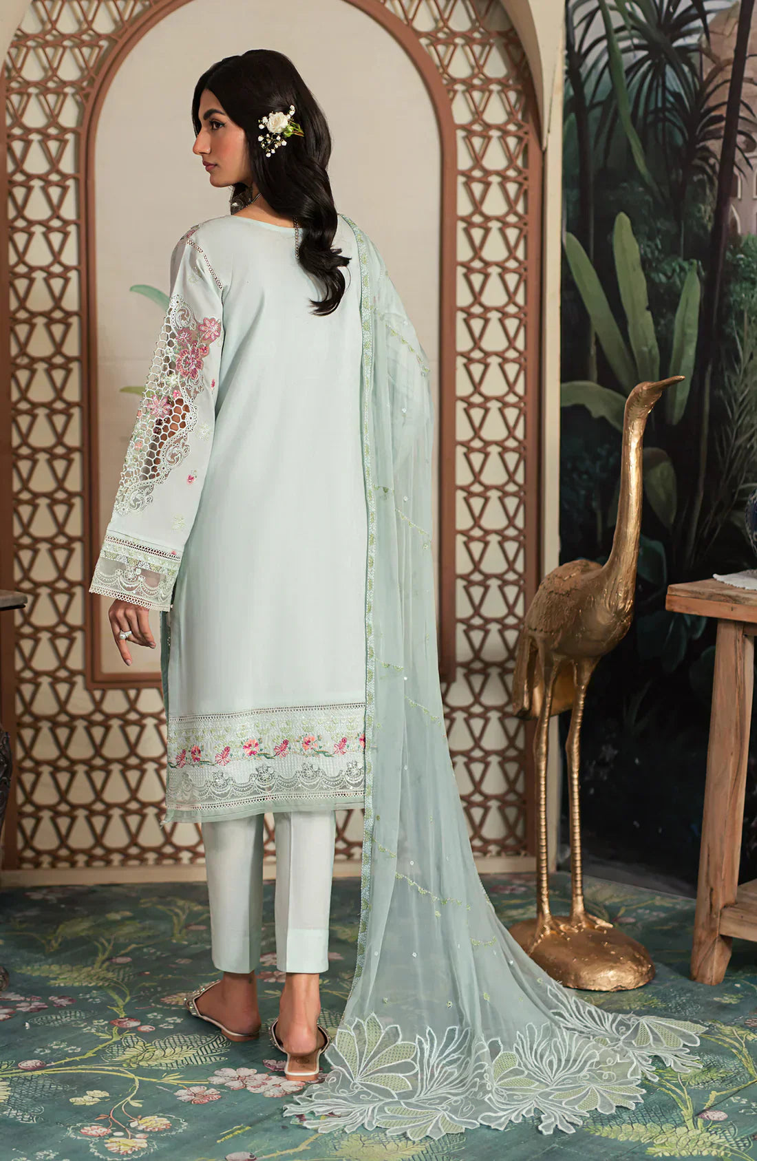 Emaan Adeel | Ayra Luxury Lawn 24 | AR-07 -  Emaan Adeel Luxury - Original Designer Dress - House of Maryam