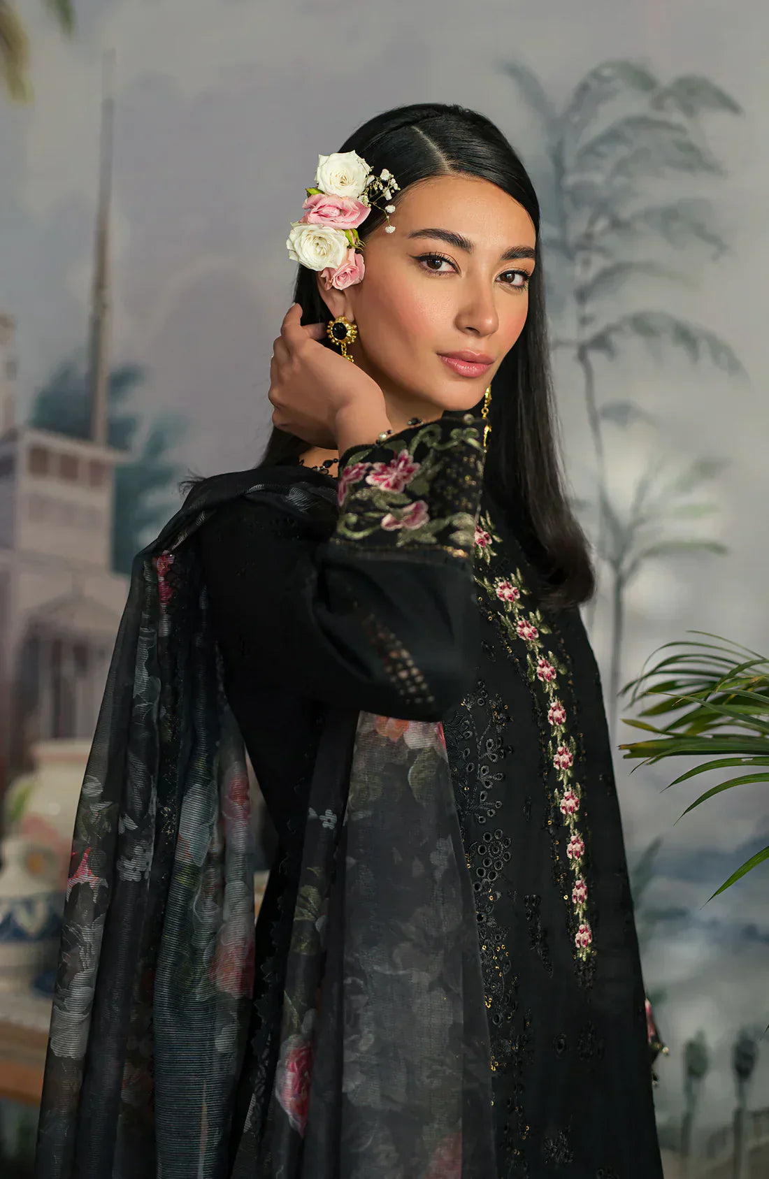 Emaan Adeel | Ayra Luxury Lawn 24 | AR-05 -  Emaan Adeel Luxury - Original Designer Dress - House of Maryam