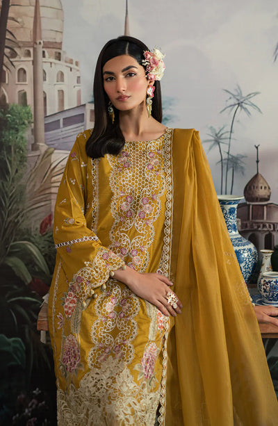Emaan Adeel | Ayra Luxury Lawn 24 | AR-06 -  Emaan Adeel Luxury - Original Designer Dress - House of Maryam