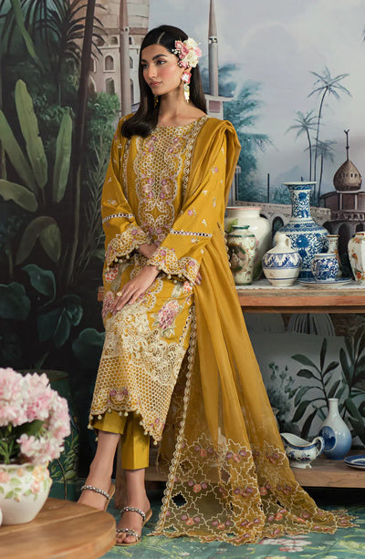 Emaan Adeel | Ayra Luxury Lawn 24 | AR-06 -  Emaan Adeel Luxury - Original Designer Dress - House of Maryam