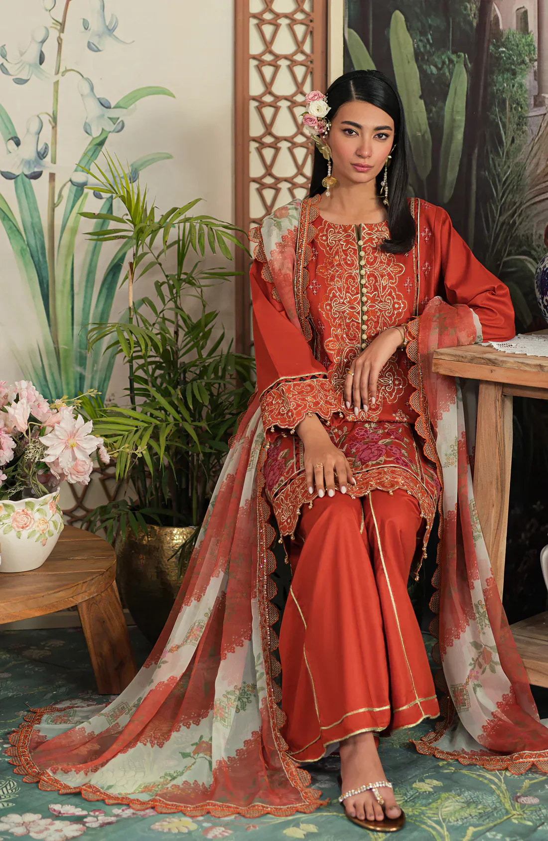 Emaan Adeel | Ayra Luxury Lawn 24 | -  Emaan Adeel Luxury - Original Designer Dress - House of Maryam