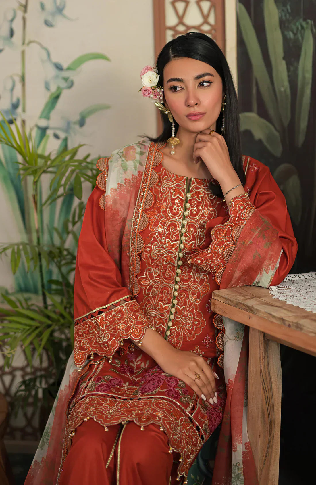 Emaan Adeel | Ayra Luxury Lawn 24 | by Designer Emaan Adeel - House of Maryam - Pakistani Designer Ethnic Wear in {{ shop.shopifyCountryName }}