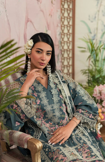 Emaan Adeel | Ayra Luxury Lawn 24 | AR-09 -  Emaan Adeel Luxury - Original Designer Dress - House of Maryam