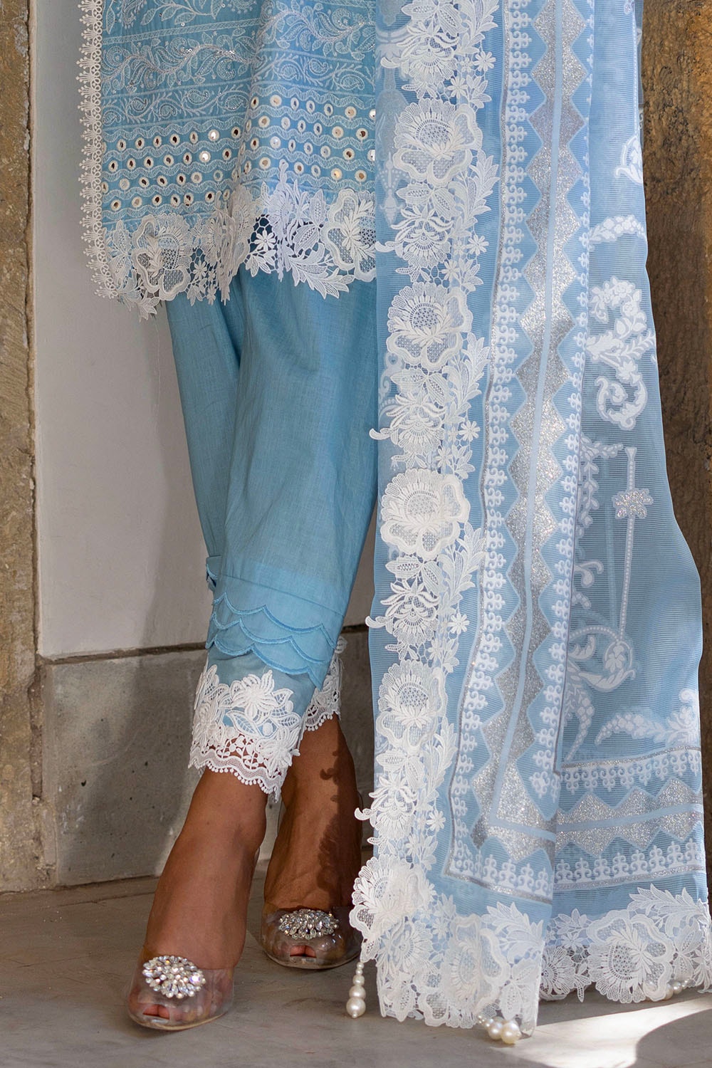 Gul Ahmed | Festive Eid 25 | FE-52012 -  Gul Ahmed Ladies Clothes - Original Designer Dress - House of Maryam