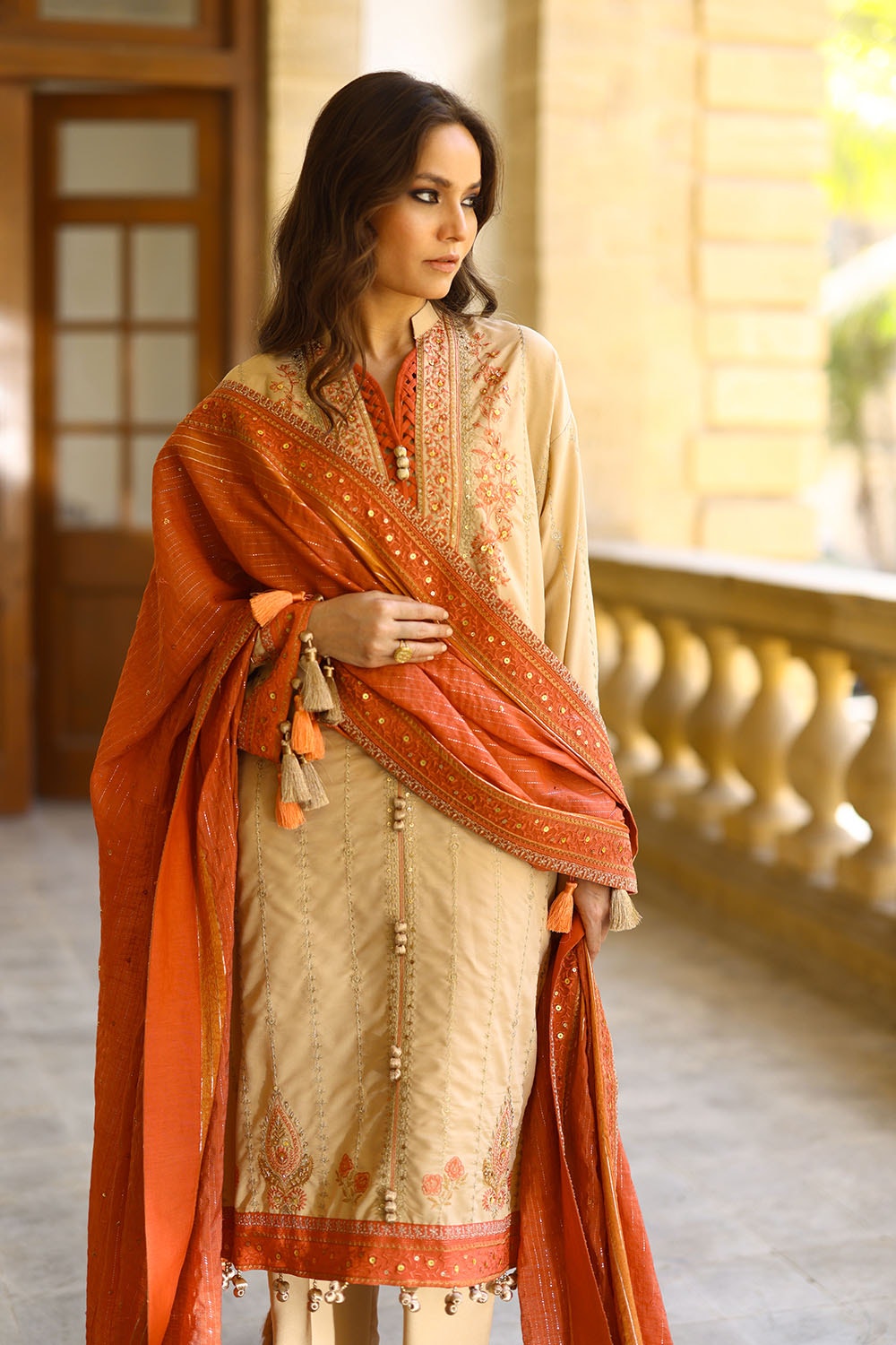 Gul Ahmed | Festive Eid 25 |  FE-52002 -  Gul Ahmed Ladies Clothes - Original Designer Dress - House of Maryam
