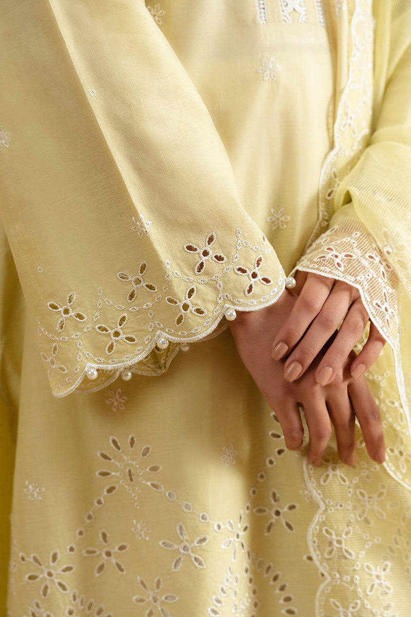 Cross Stitch | Exclusive Pret | Citrine Trinket-2PC (Shirt & Dupatta)-5