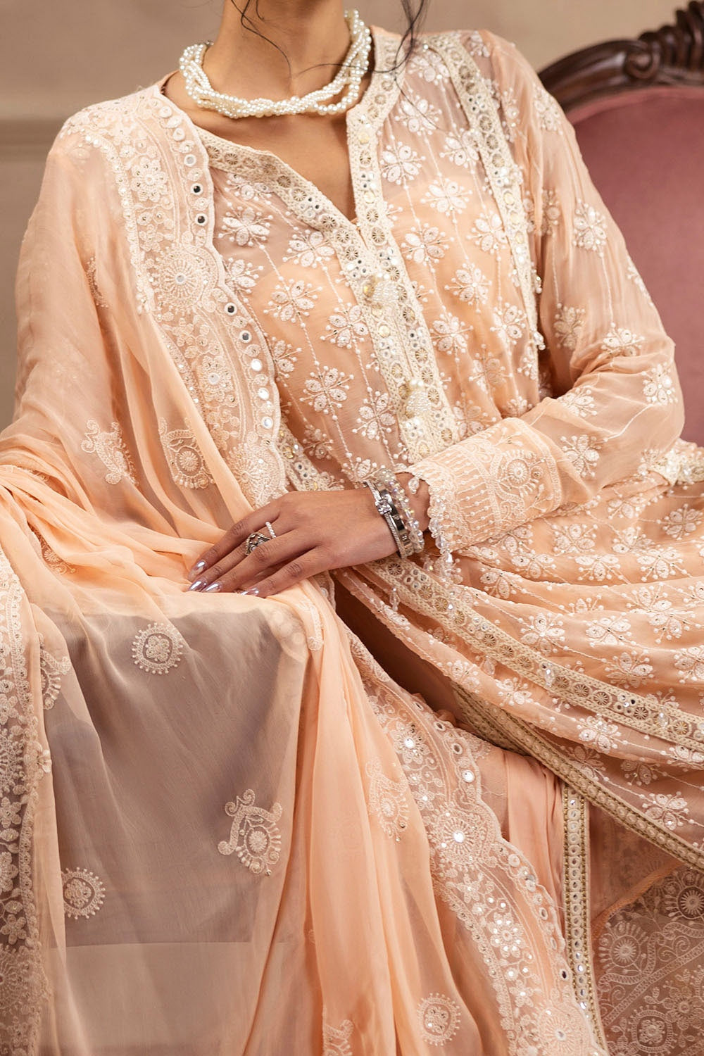 Gul Ahmed | Festive Eid 25 | LE-52024 -  Gul Ahmed Ladies Clothes - Original Designer Dress - House of Maryam