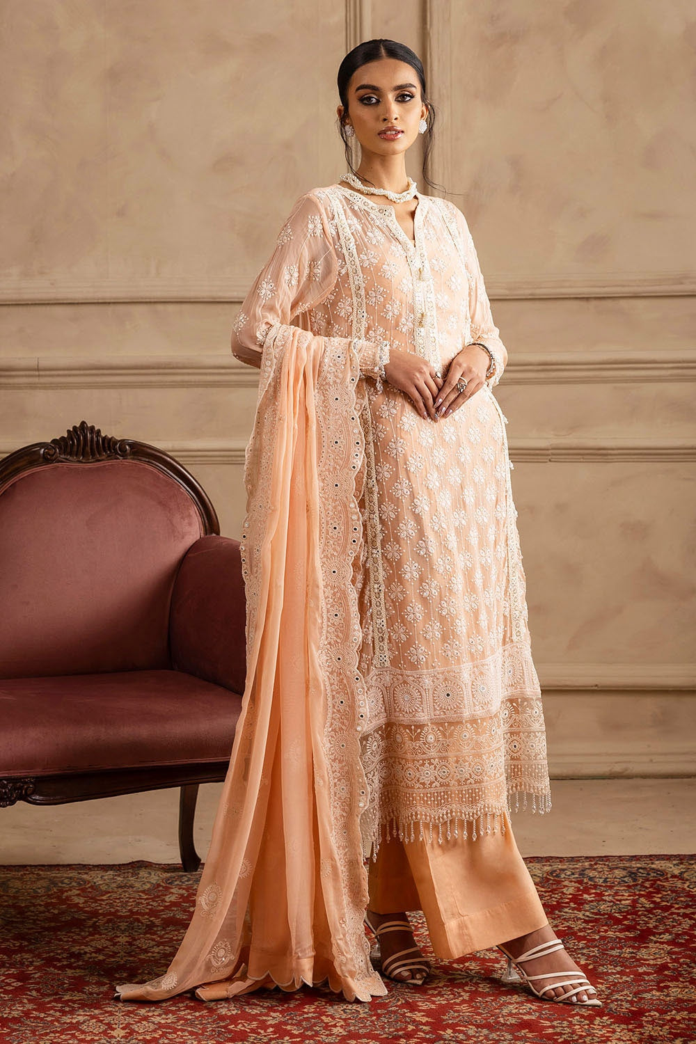 Gul Ahmed | Festive Eid 25 | LE-52024 -  Gul Ahmed Ladies Clothes - Original Designer Dress - House of Maryam