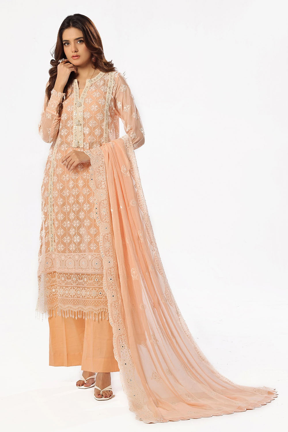 Gul Ahmed | Festive Eid 25 | LE-52024 -  Gul Ahmed Ladies Clothes - Original Designer Dress - House of Maryam
