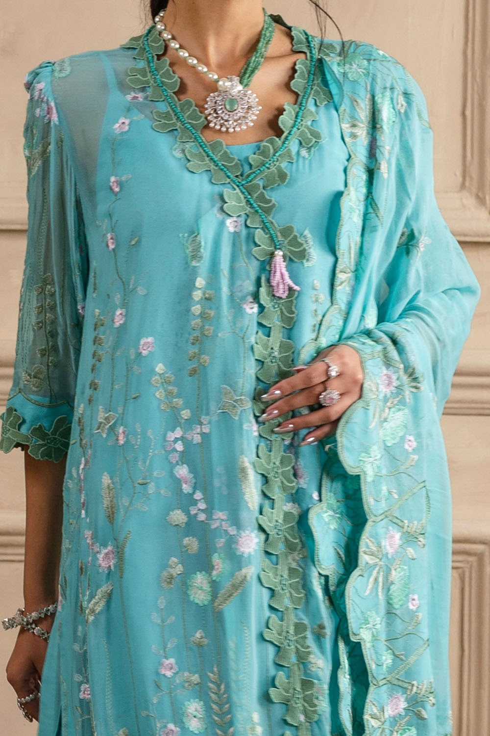 Gul Ahmed | Festive Eid 25 | LE-52005 -  Gul Ahmed Ladies Clothes - Original Designer Dress - House of Maryam