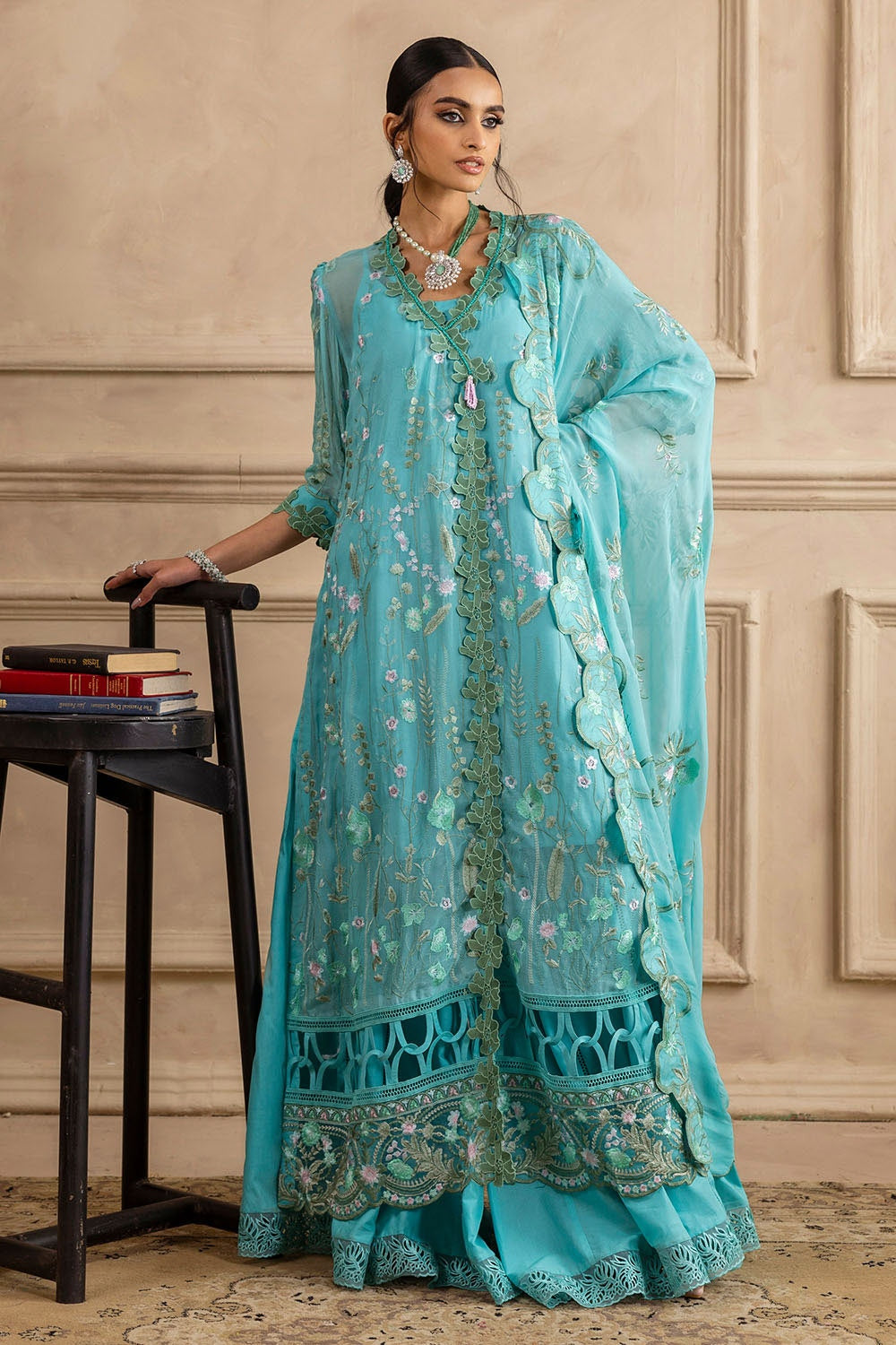 Gul Ahmed | Festive Eid 25 | LE-52005 -  Gul Ahmed Ladies Clothes - Original Designer Dress - House of Maryam