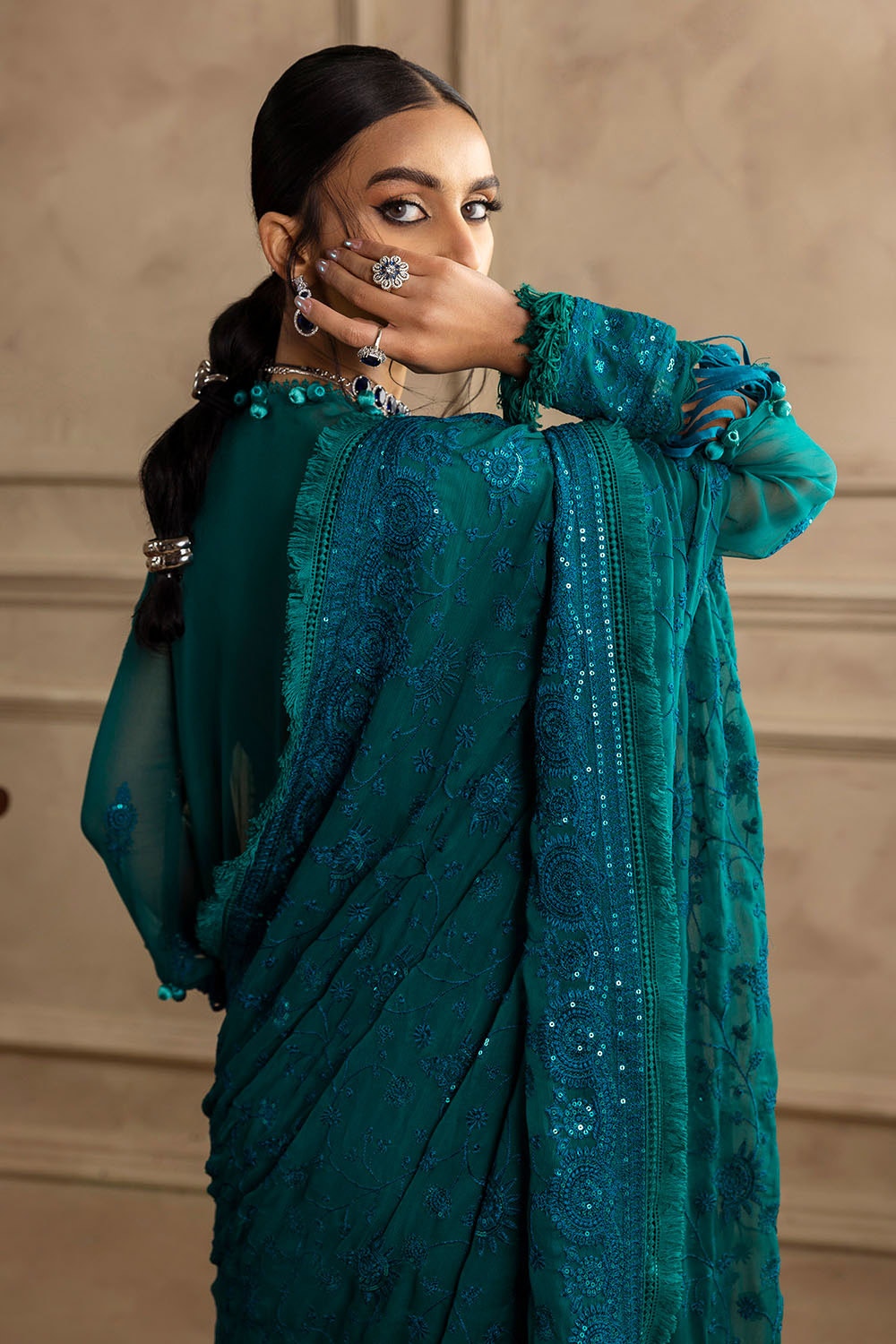 Gul Ahmed | Festive Eid 25 | LE-52017 -  Gul Ahmed Ladies Clothes - Original Designer Dress - House of Maryam