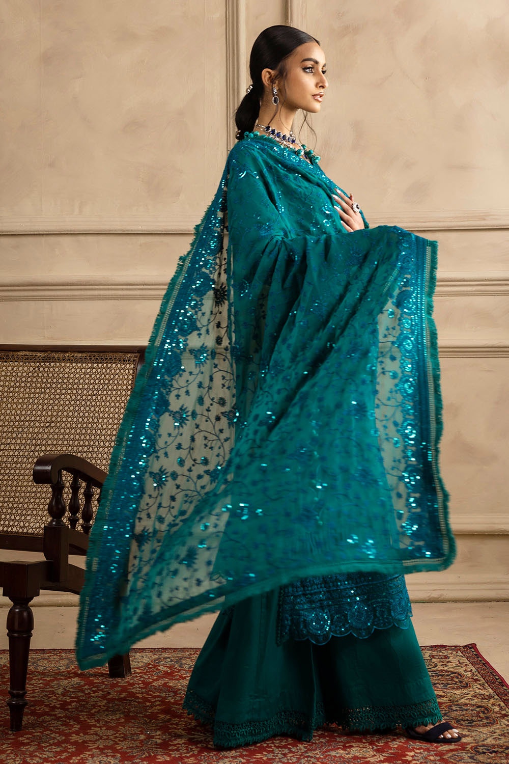 Gul Ahmed | Festive Eid 25 | LE-52017 -  Gul Ahmed Ladies Clothes - Original Designer Dress - House of Maryam