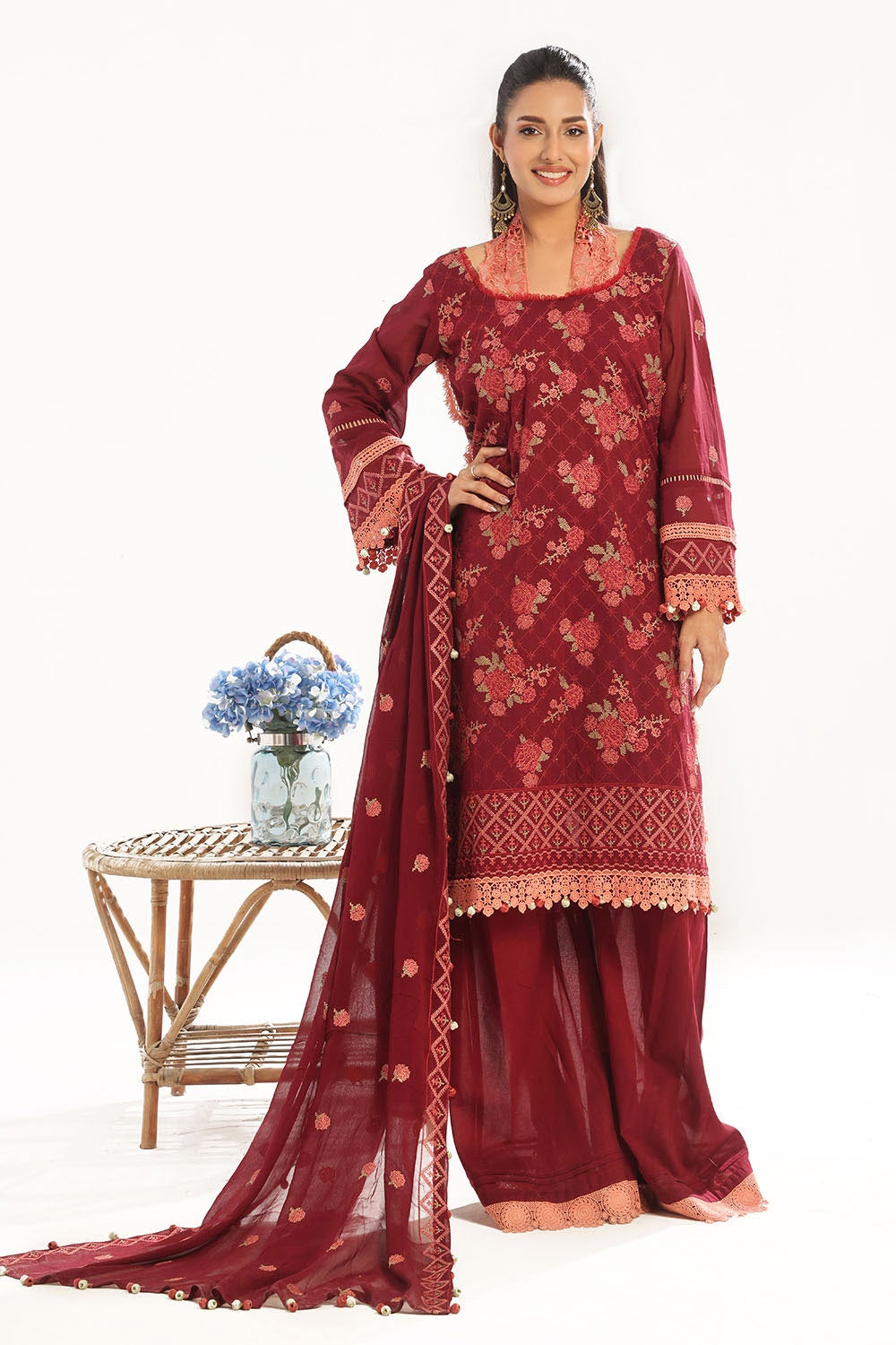 Gul Ahmed | Festive Eid 25 |  LSV-52022 -  Gul Ahmed Ladies Clothes - Original Designer Dress - House of Maryam