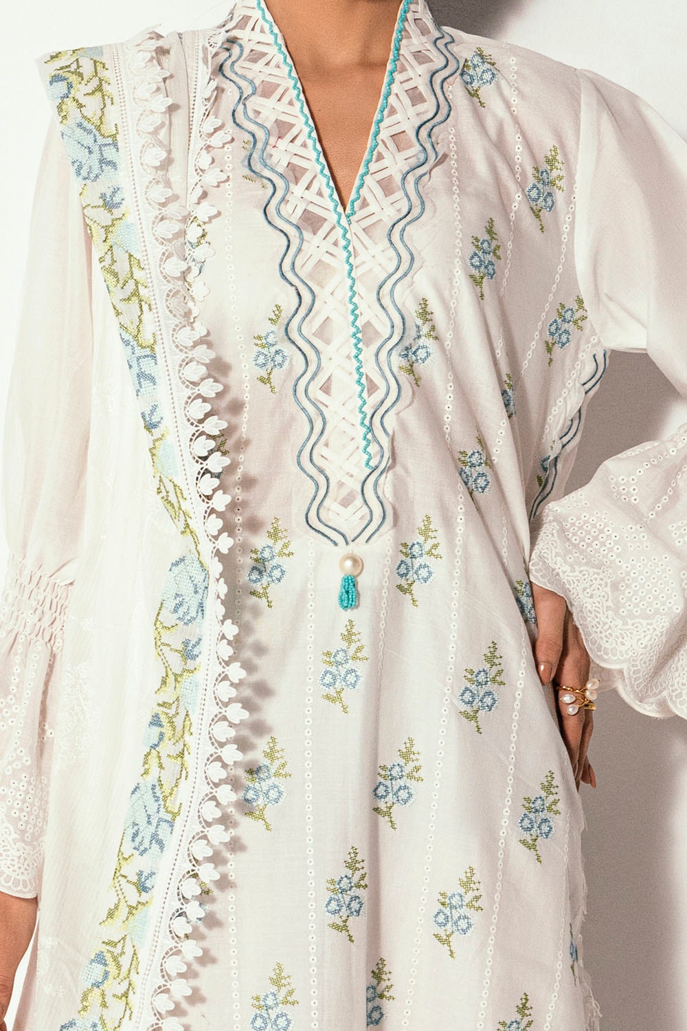 Gul Ahmed | Gul Nilofer 25 | DN-52032 -  Gul Ahmed Ladies Clothes - Original Designer Dress - House of Maryam