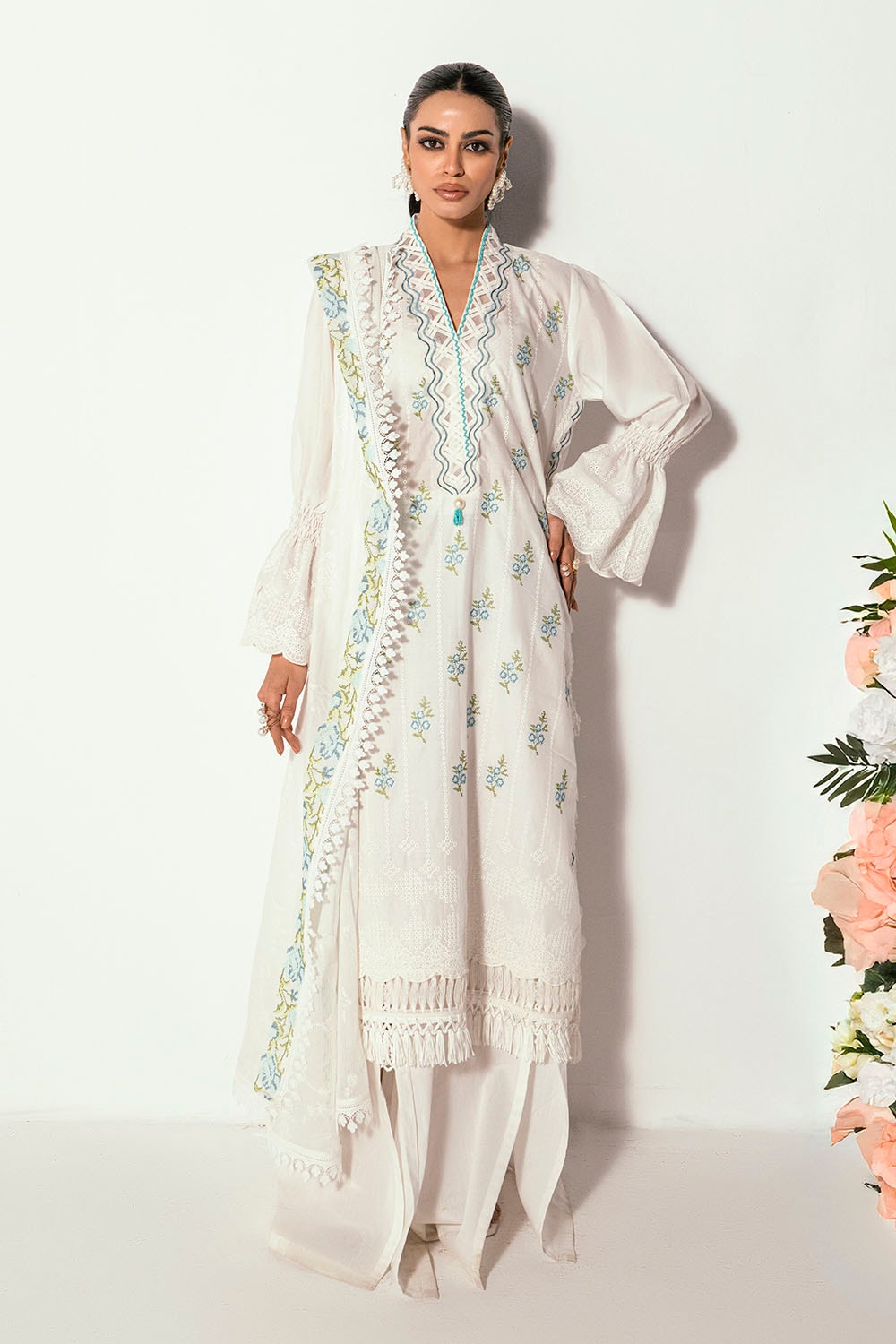 Gul Ahmed | Gul Nilofer 25 | DN-52032 -  Gul Ahmed Ladies Clothes - Original Designer Dress - House of Maryam